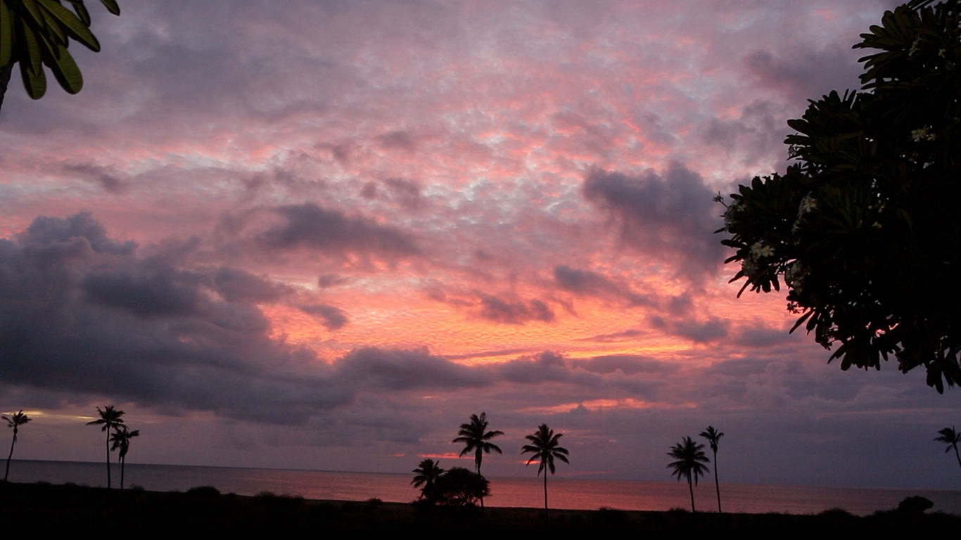 Sunset from the Lanai - Molokai Cottage 8B